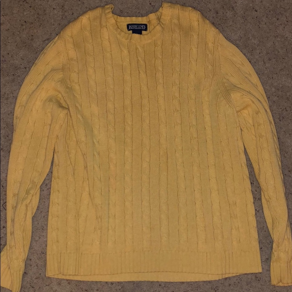 Yellow sweater!